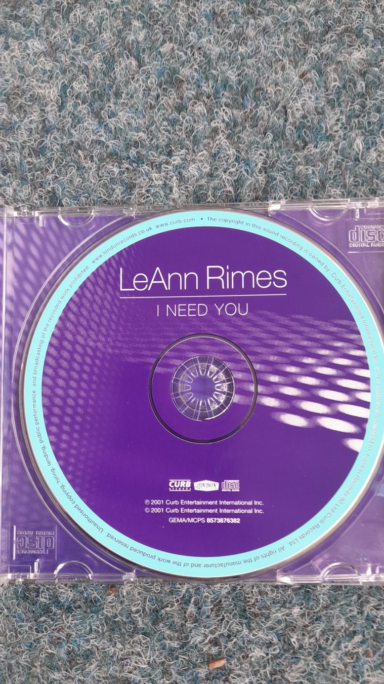 CD: LEANN RIMES      I NEED YOU    CD – Usato da Wetzikon ZH venduto da Ramones01 2