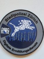 Polizei Abzeichen Digitale E. Stadtpolizei Zurich Pvc Klett