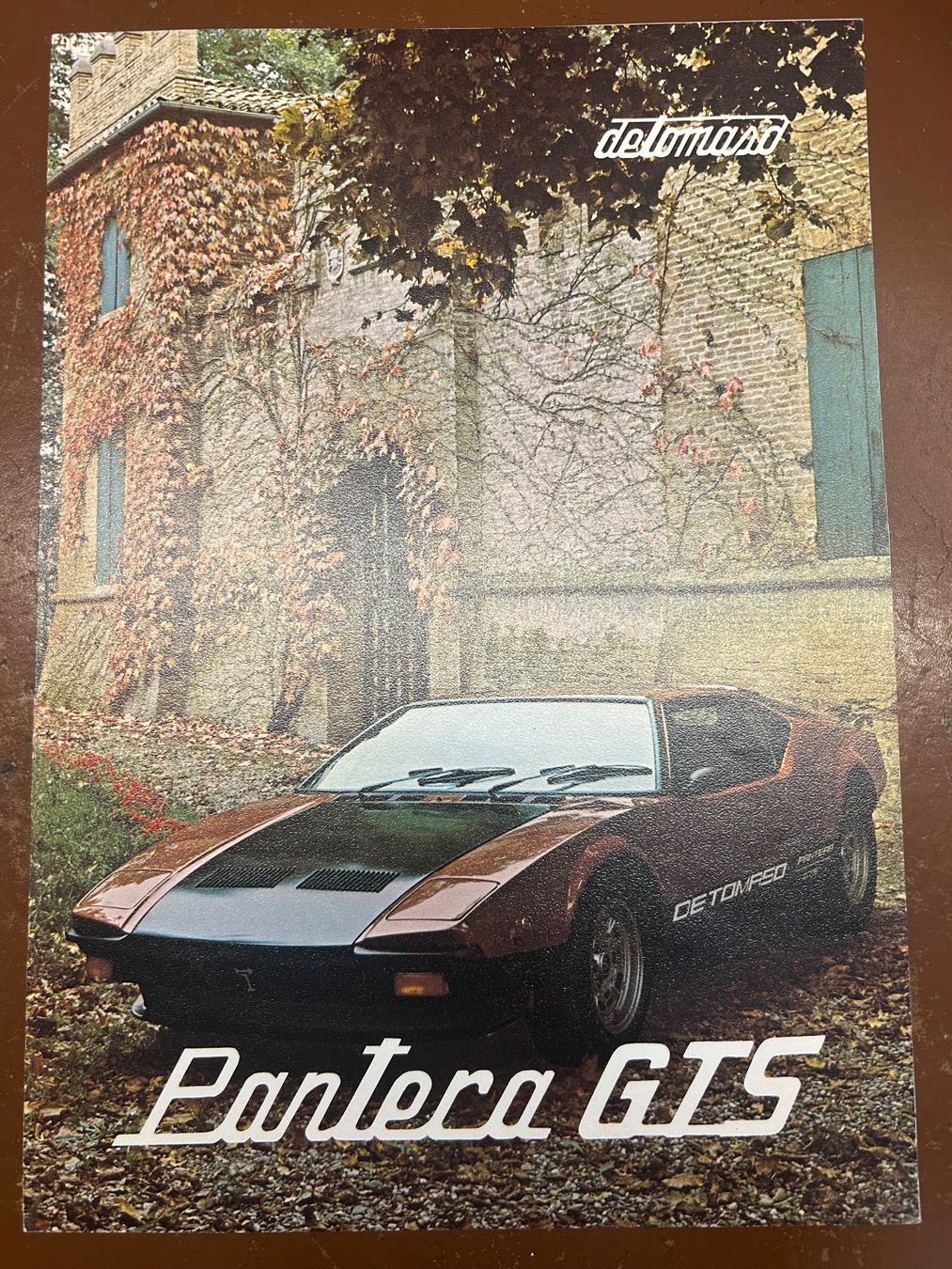 De Tomaso Dokumente: Brochure DE TOMASO Pantera GTS – Neu (gemäss Beschreibung) aus Genève von pie_dr8z