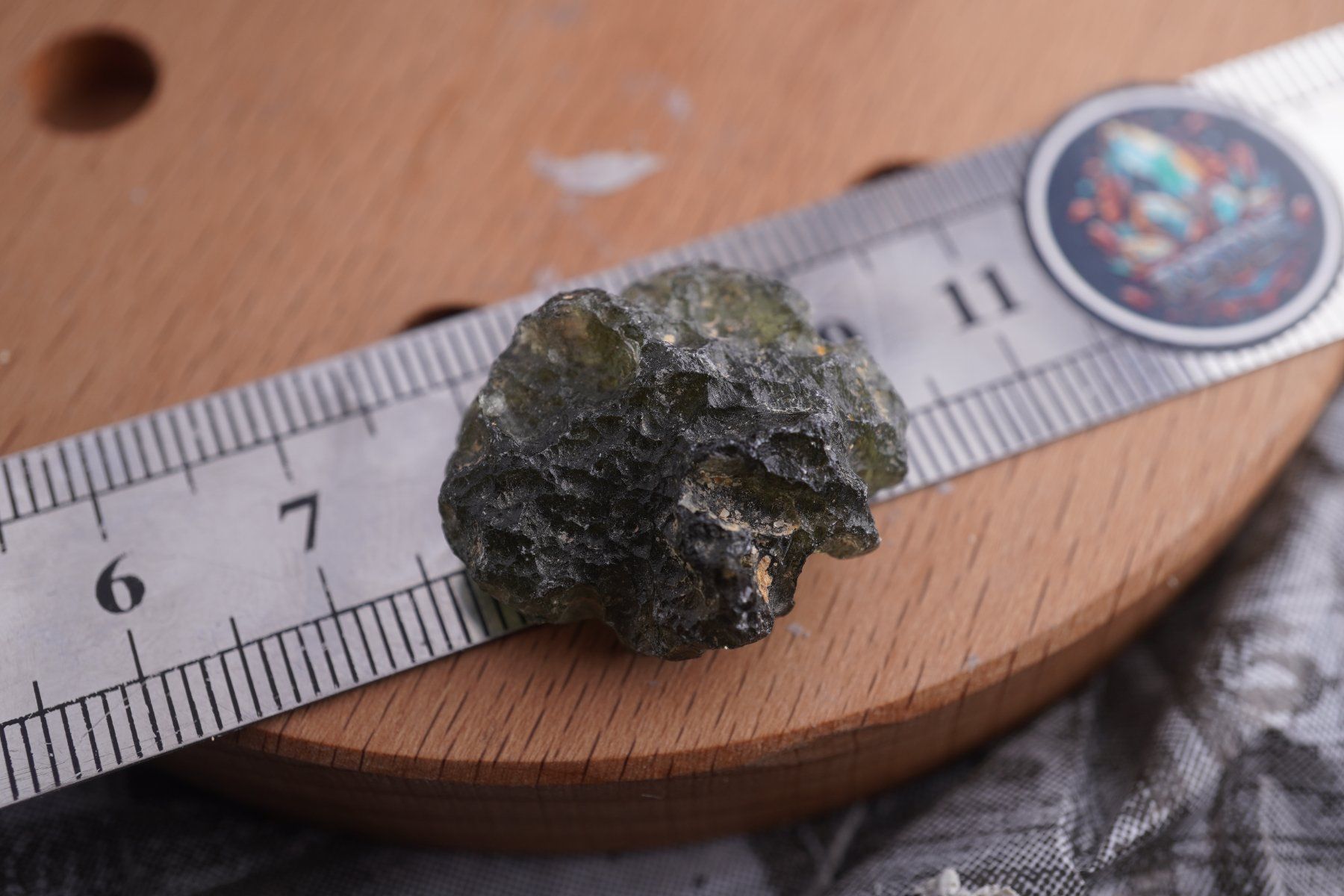 Minerali & Pietre curative: Moldavit  4.77g  27mmx 19mm   Fund direkt  2026 – Nuovo (secondo la descrizione) da Eschenbach SG venduto da topstone 5