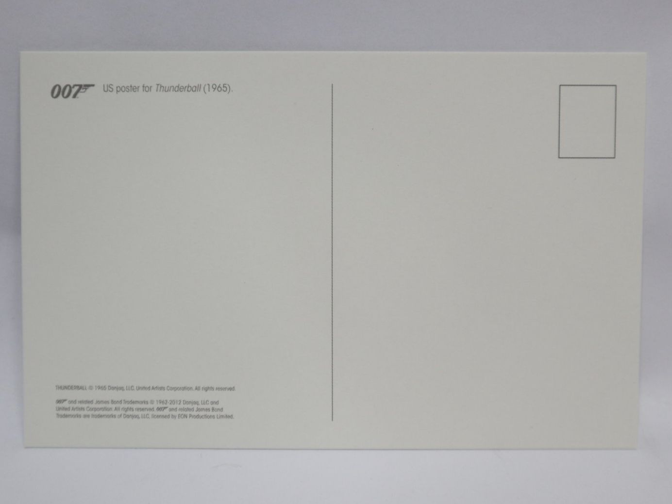 Cartoline postali: AK James Bond 007  Thunderball – Nuovo (secondo la descrizione) da Eschenbach SG venduto da Astalavista 1