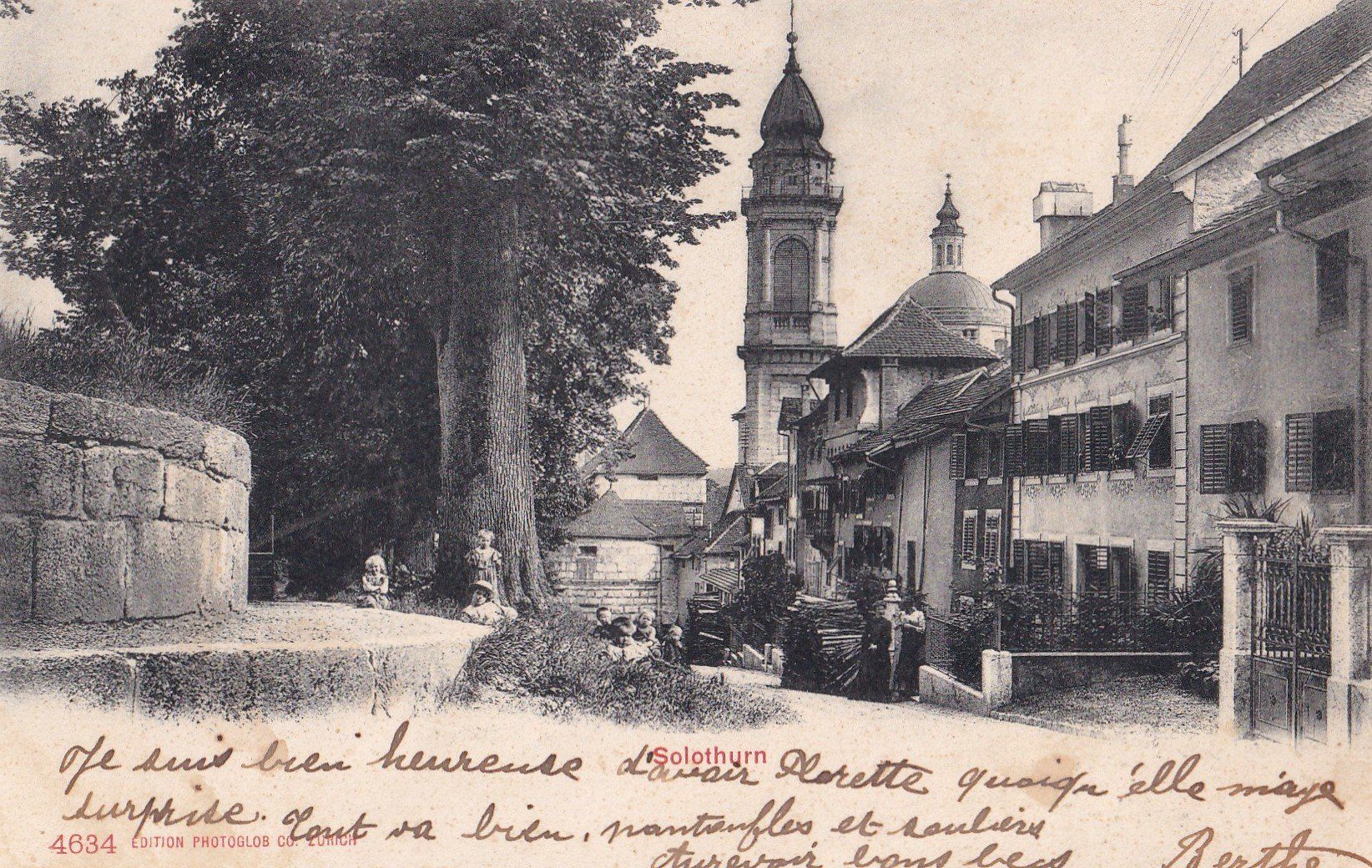 Cartes postales: Solothurn Strassenpartie – D'occasion à Olten par clotaldi