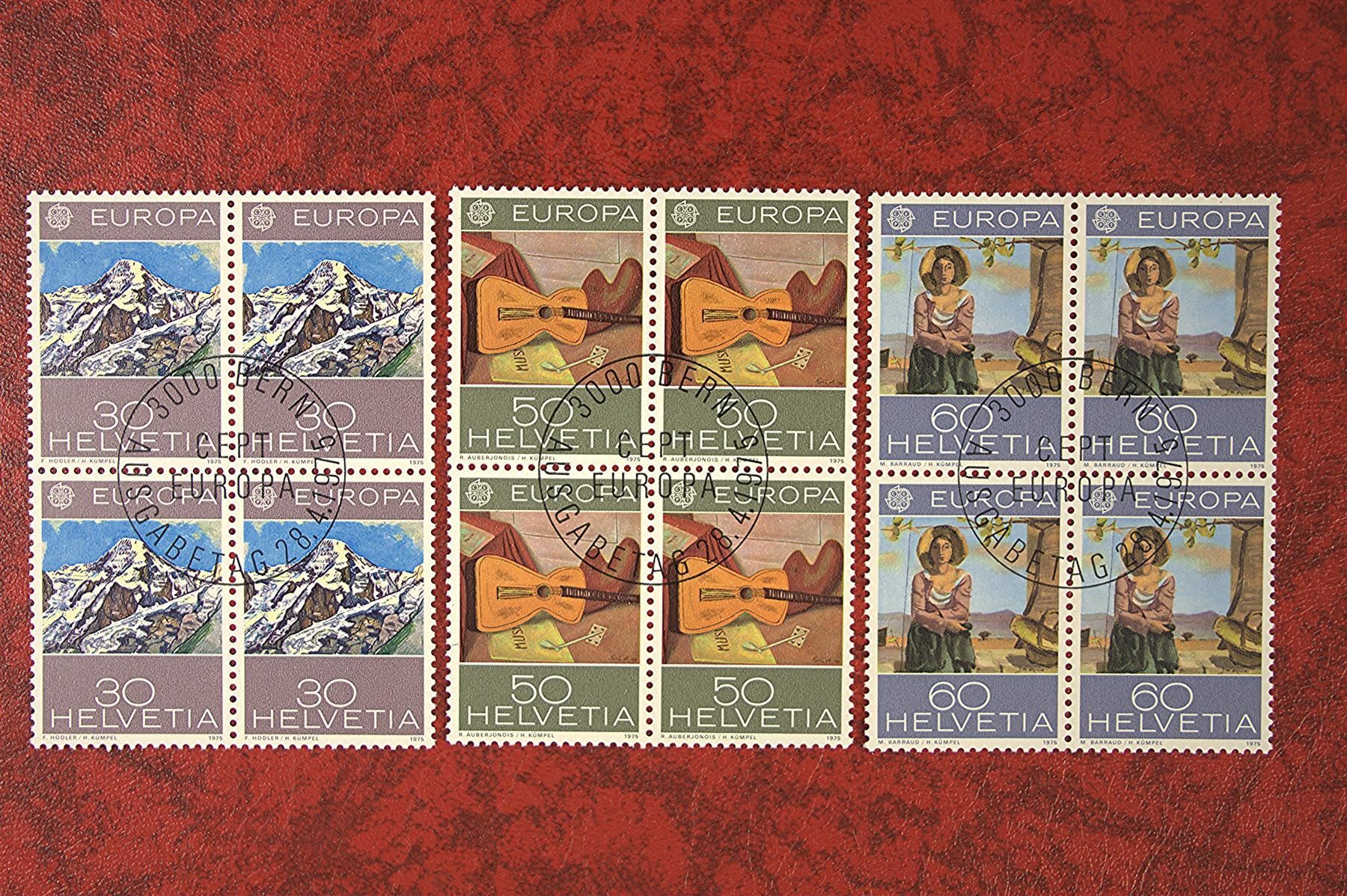 Tous les timbres: 1975: 565 - 567 Et. mit Gummi – Neuf (Voir description) à Deitingen par Lglobi