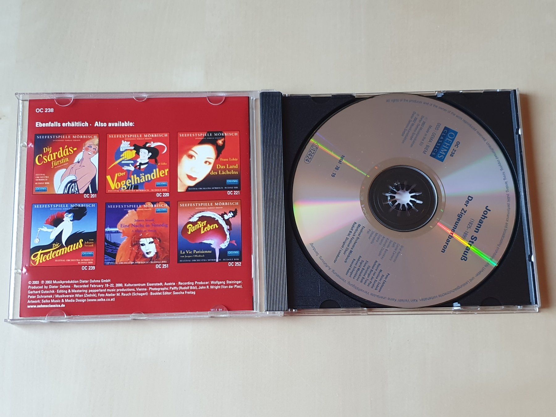CD: Johann Strauss Der Zigeunerbaron – Usato da Stansstad venduto da collectorsshop 2