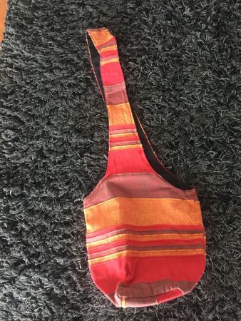 Sac en tissus rouge/orange...