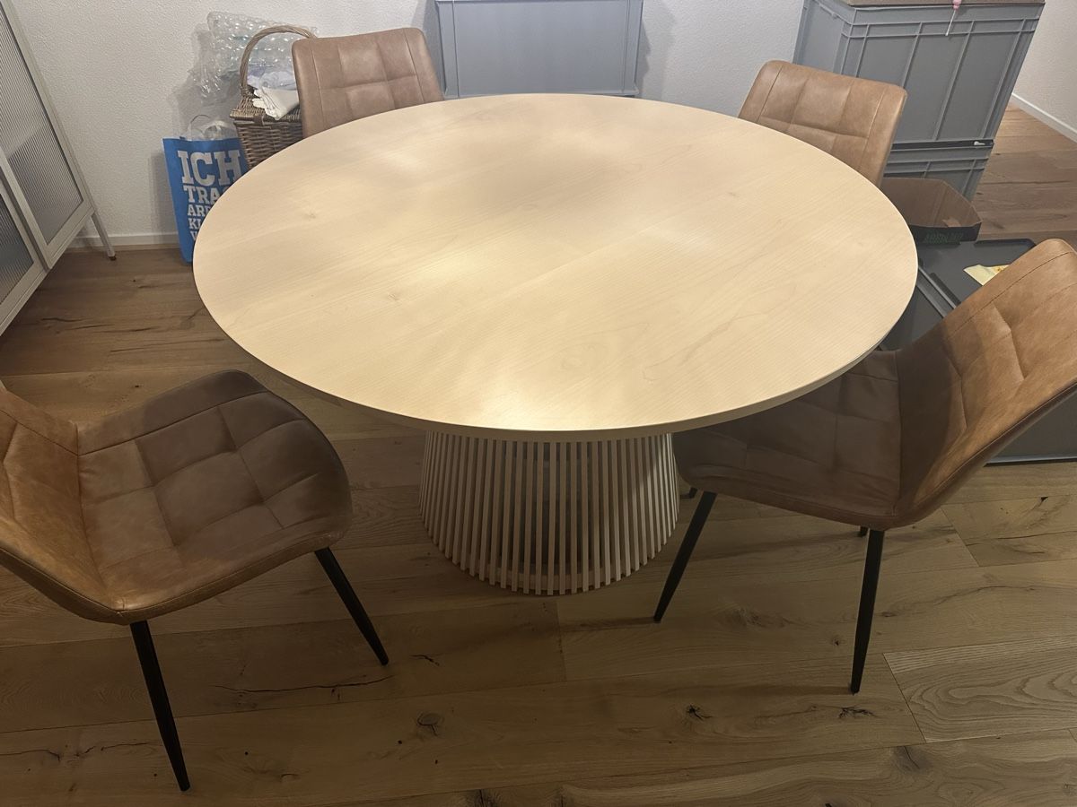 Tavoli: Maisons du monde Tisch rund D130 – Usato da Oensingen venduto da azndr3am3r 2