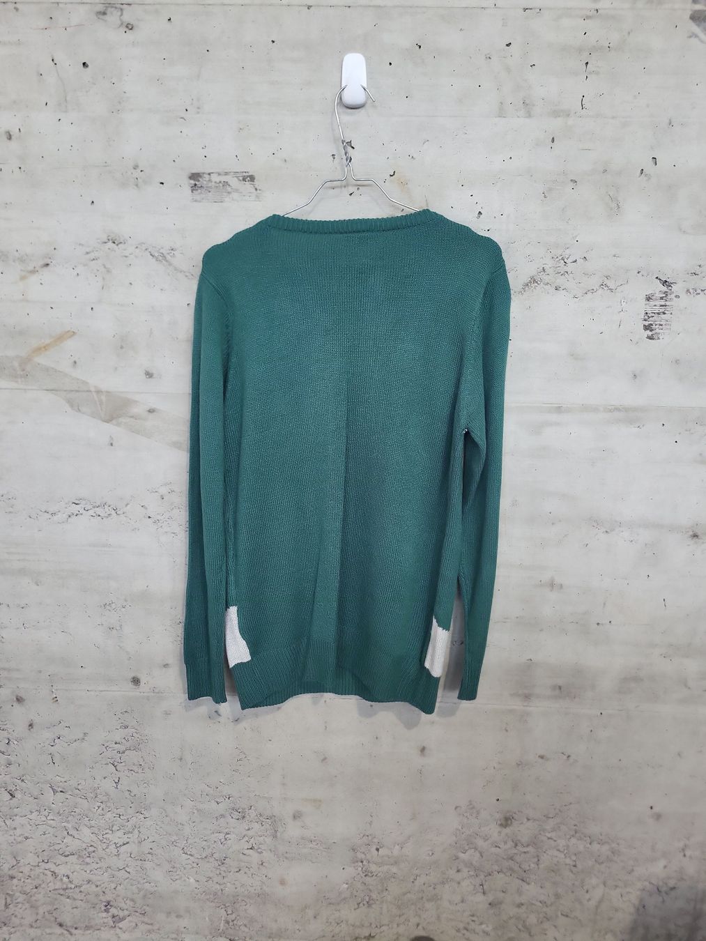 Pullover & Sweatshirts: Grüner Weihnachtsrentierpullover - Größe M - Festlicher – Gebraucht aus Zug von vinokilo 3