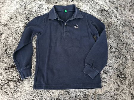 Benetton Polo LA-Shirt Gr. 130
