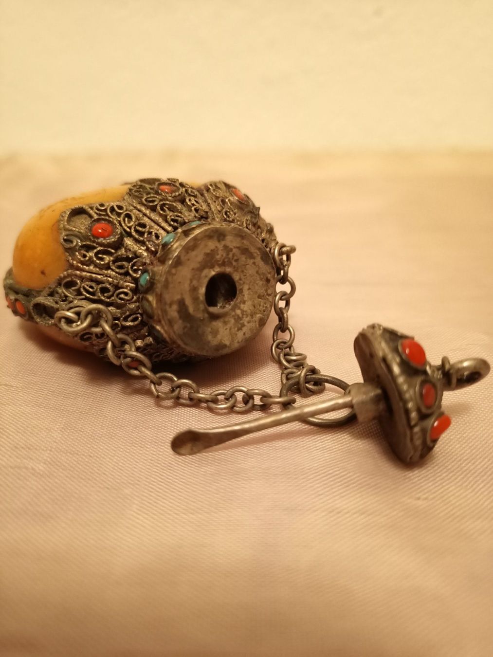 Flacons: Snuff Bottle Bernstein  "China-Mongolei" – Gebraucht aus Schwerzenbach von oldthings79 5