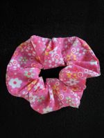 Scrunchie / Pink gemustert / Handgenäht 