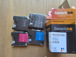 Brother LC223 Tintenpatronen Farben neu & originalverpackt