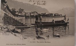MONTREUX - Barques - 1912