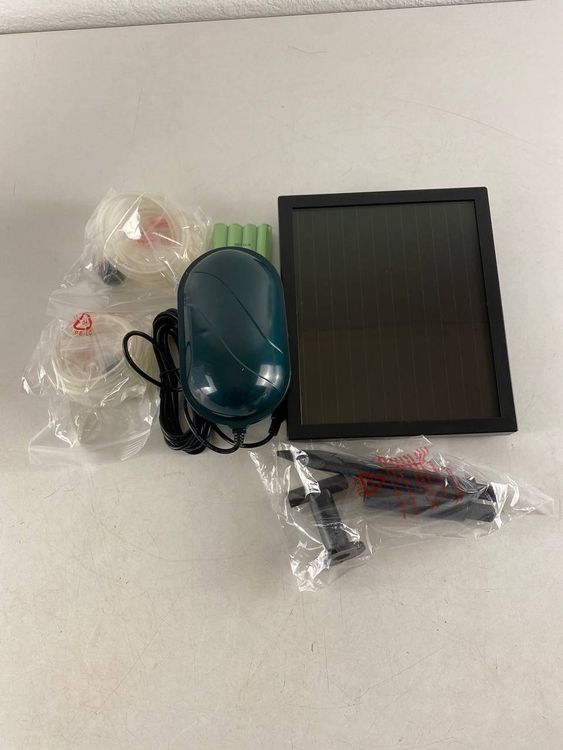 34+ Solar Teichbelüfter Akku, Dieser wiederum wird per kabel mit dem