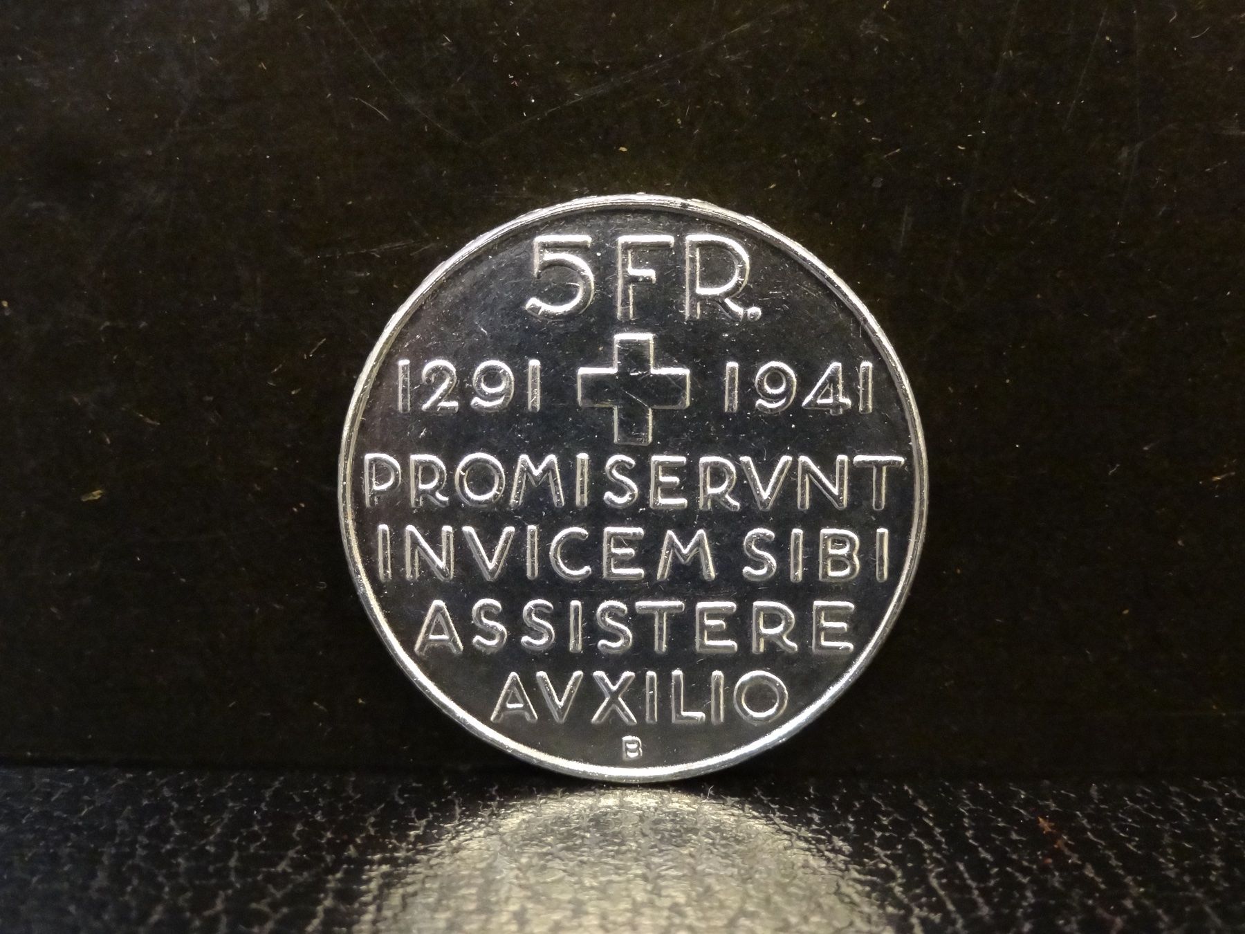 Tutti le monete: 5 Franken Gedenkmünze Silber 1941 – Usato da Kerzers venduto da bottlesandboxes 7