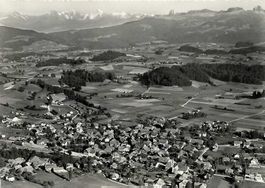 Schwarzenburg BE Flugaufnahme Nr.5515 , 1940