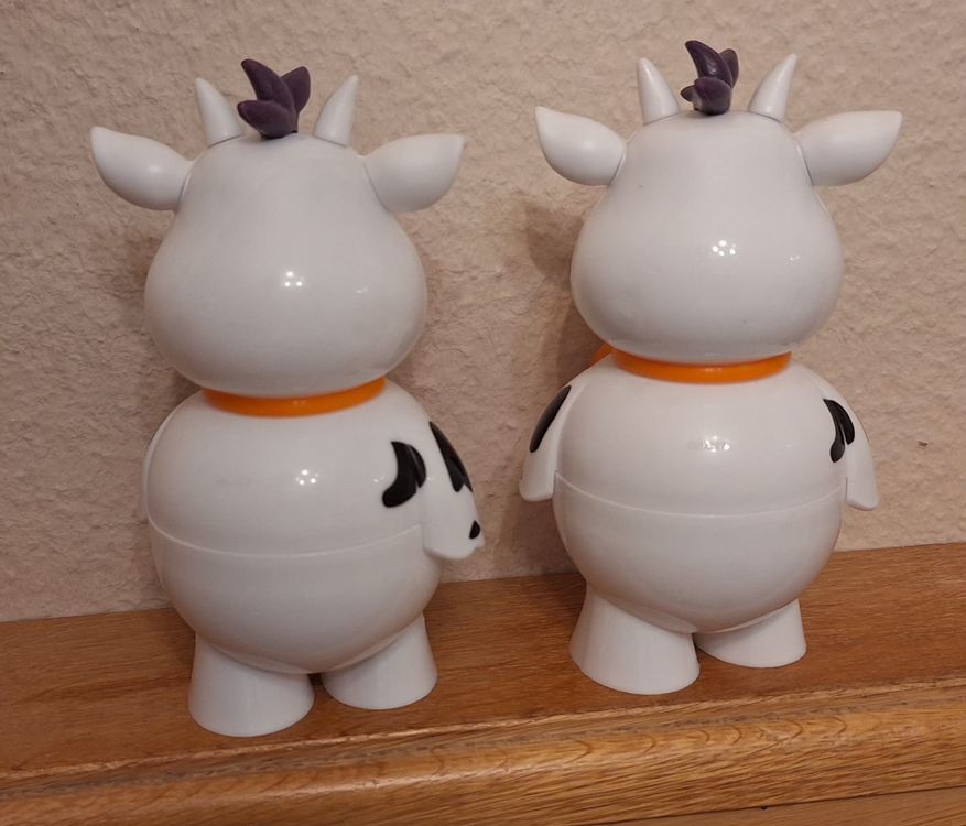 Zwei Milka Kuh Figuren aus Kunststoff neu (Neu (gemäss Beschreibung ...