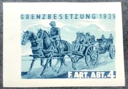 Soldatenmarke 2.WK, Feld Artillerie Abt 4, ges, Wi Art 45-2