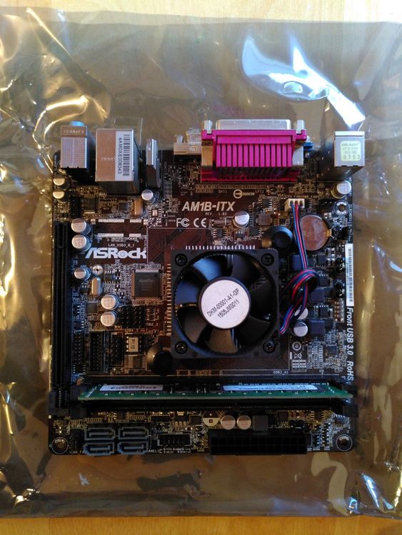 MiniITX Mainboard mit QuadCore CPU und 8 GiB DDR3L RAM Kaufen auf Ricardo