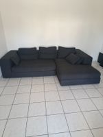 Canapé d'angle noir / Schwarzes Ecksofa 