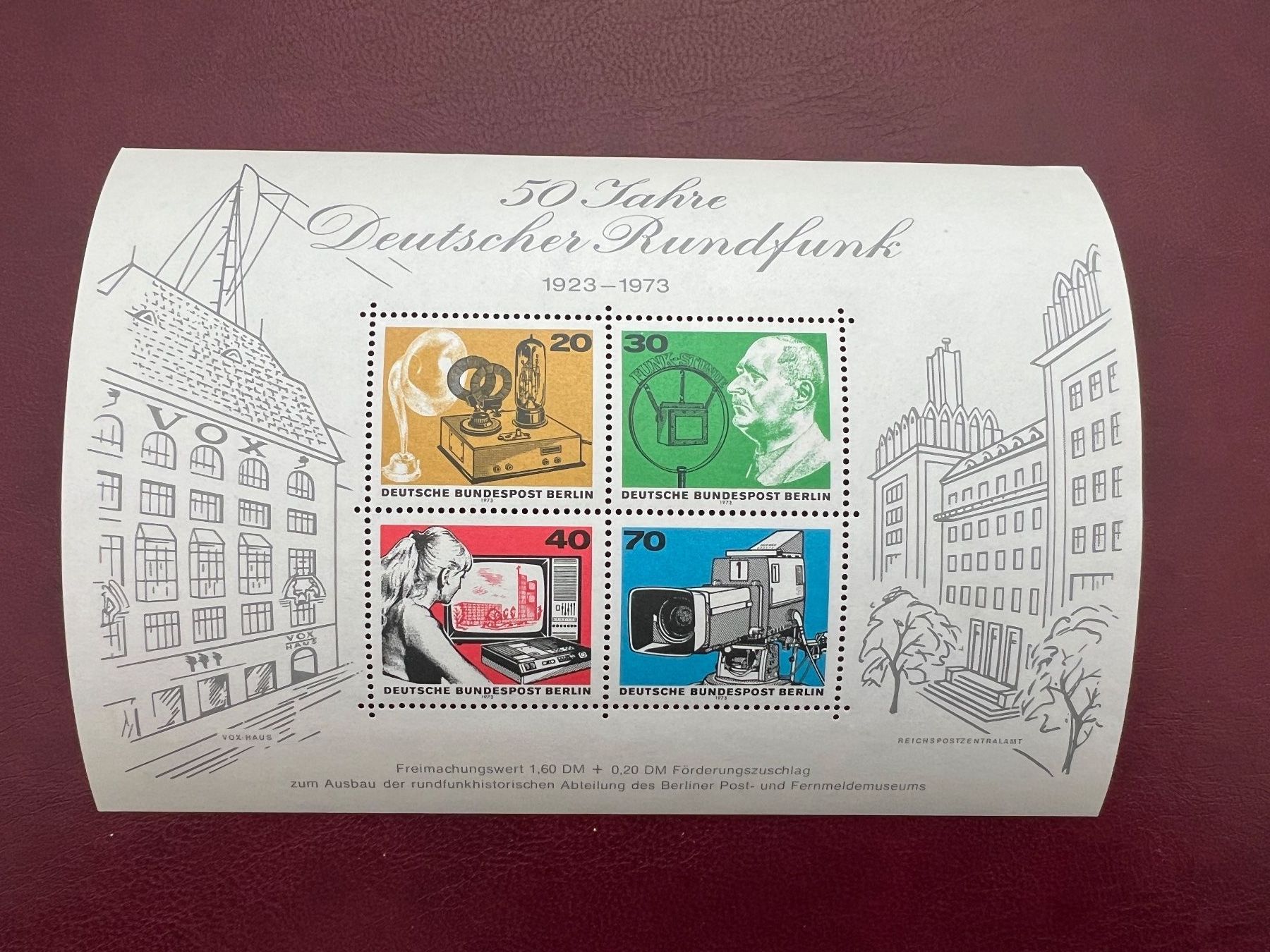 Tutti i francobolli: Deutsche Bundes Post Block 1973 **  (4255) – Nuovo (secondo la descrizione) da Hinwil venduto da Sidi4