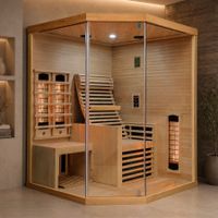 Infrarotkabine BARCELONA L mit Carbon-Magnesiumplatten