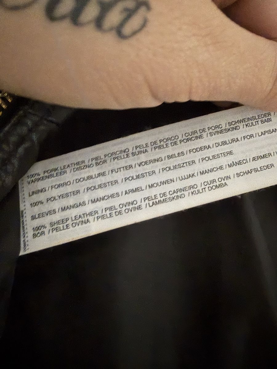 Mango Giacche: Mango Echtleder Bikerjacke Wildleder Dunkelbraun Gr. M – Usato da Hägglingen venduto da Raff_Ella 3