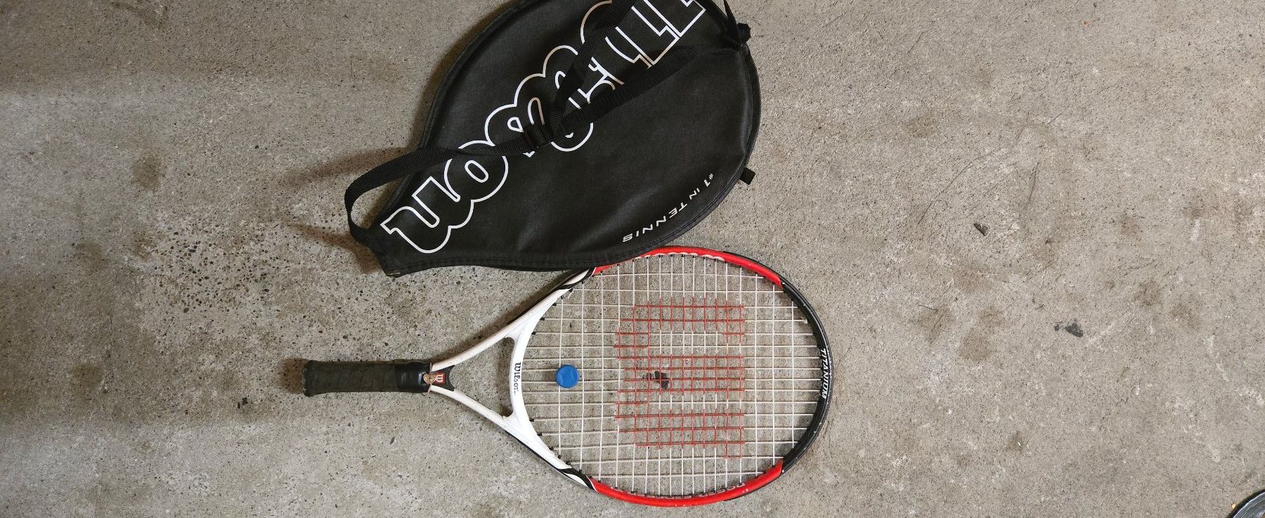 Wilson Schläger: Wilson Tennisschlssger Titanium, Top Zustand – Gebraucht aus Delémont von mvl_l76c