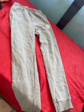 Kinder Converse Trainer Hose Freizeit Hose 163-175 grau