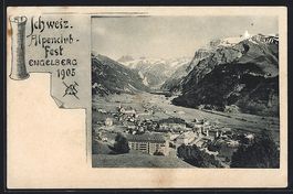 Engelberg, Schweiz. Alpenclub-Fest 1905,