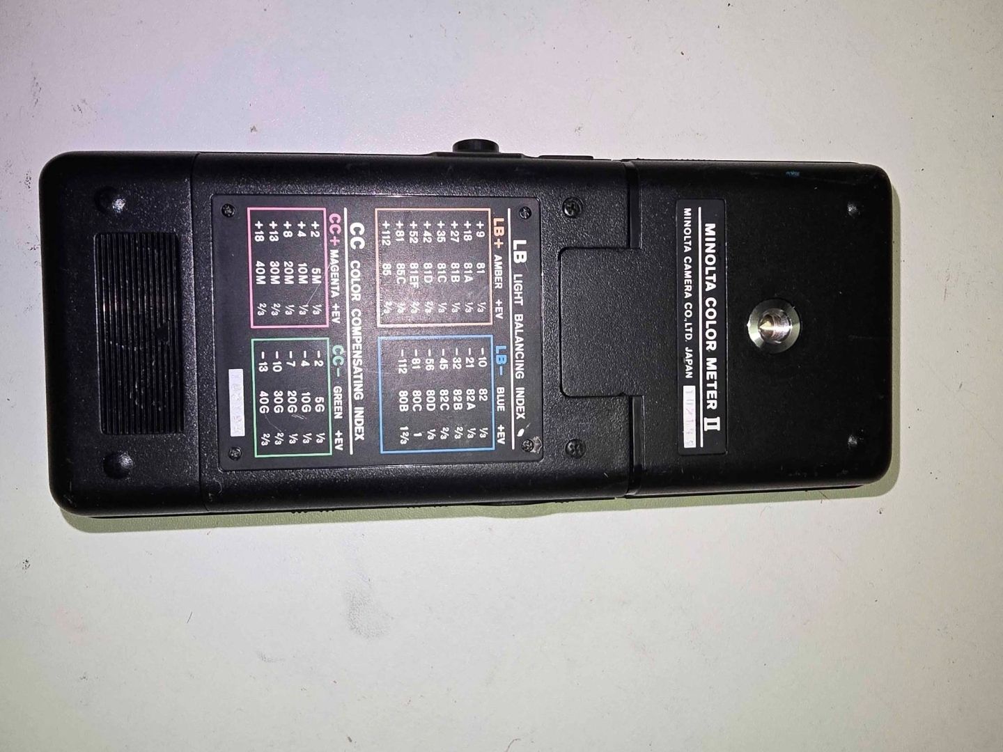 Misurare: Minolta Color Meter ll Lichtmesser – Usato da Lenzburg venduto da cameleoncolor 1