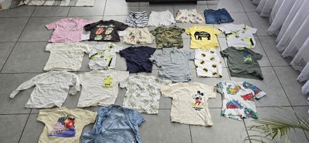 Kleiderpaket Sommer T-Shirt/Hosen/Hemd 104