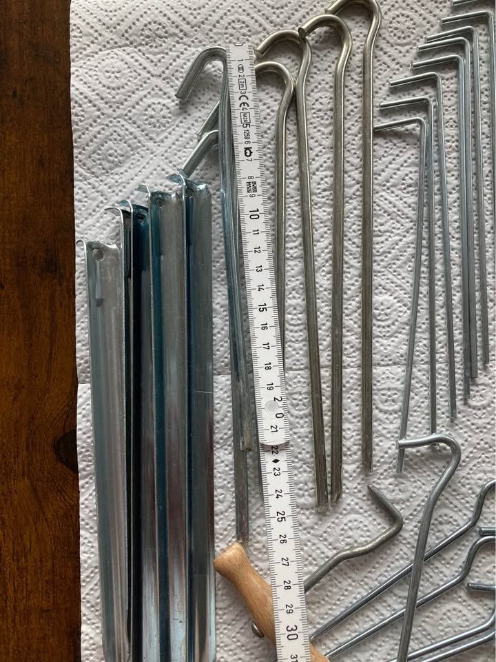 Zubehör: Set mit div. Zeltheringe / Eisenheringe – Neu (gemäss Beschreibung) aus Rudolfstetten von Stellina1975 8