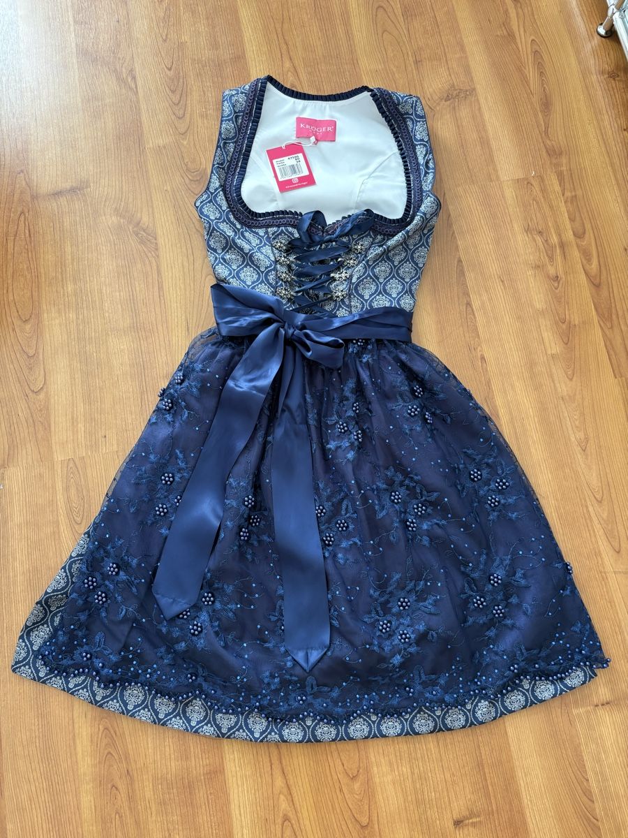 Vestiti: Dirndl Grösse 38 dunkelblau  Damen – Usato da Unterlunkhofen venduto da Ifalk 2