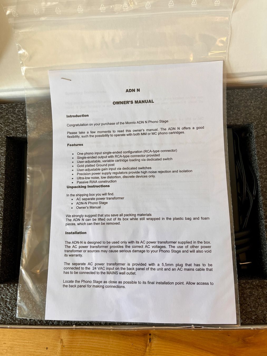 Amplificatori: MonRio ADN-MM / MC Phonovorstufe ab 1.- – Usato da Küttigen venduto da on_off 6