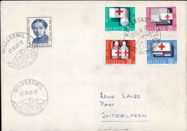 1963 FDC Pro Patria gelaufen hoher KW