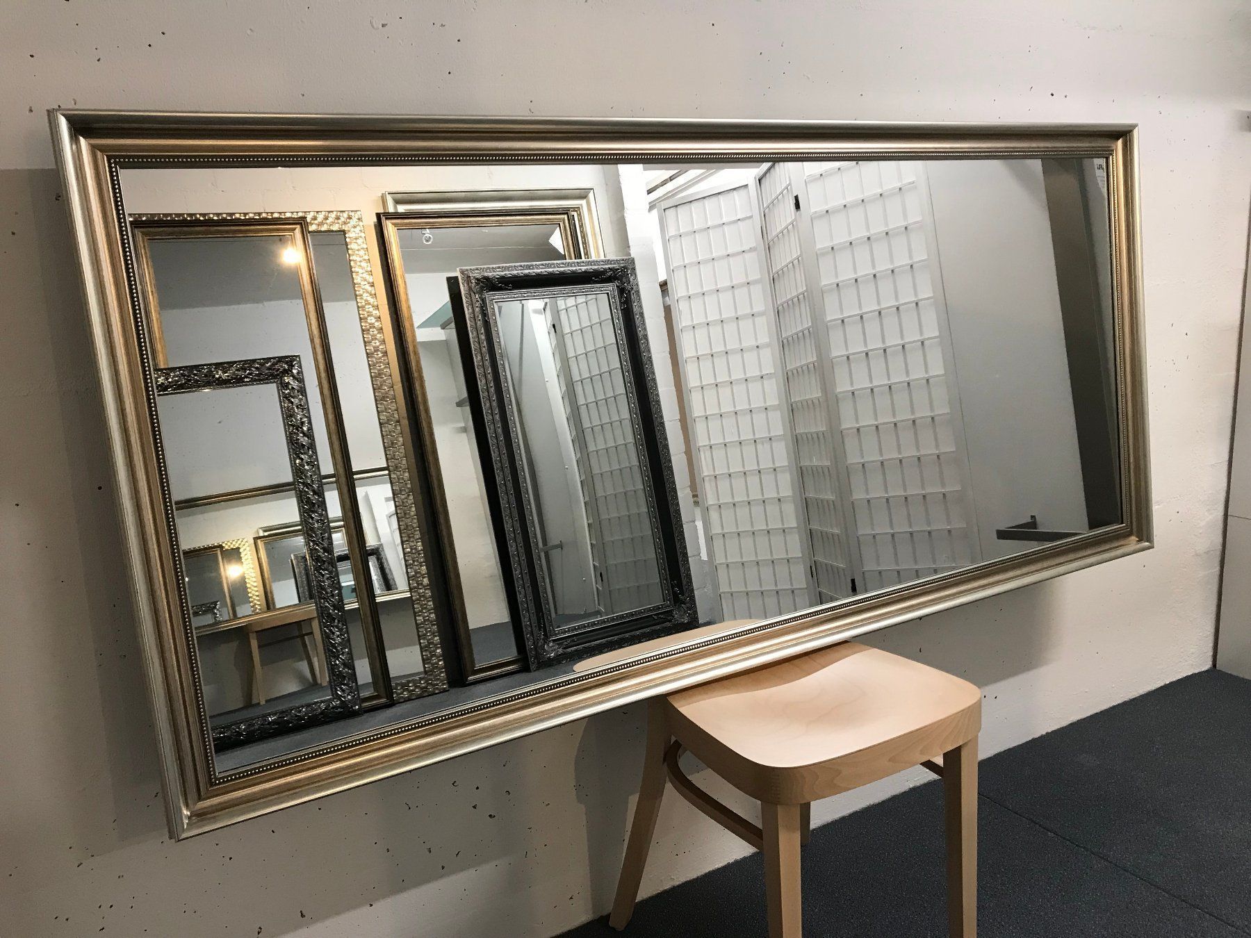 Specchi: Spiegel PRIA Rahmen silber 85 x 185 cm – Nuovo e nell'imballaggio originale da Unterentfelden venduto da moebelrufli