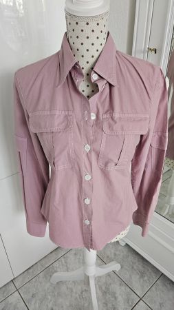 Lässige Bluse Gr. 36 Krizia Jeans Rosenholz Rosa