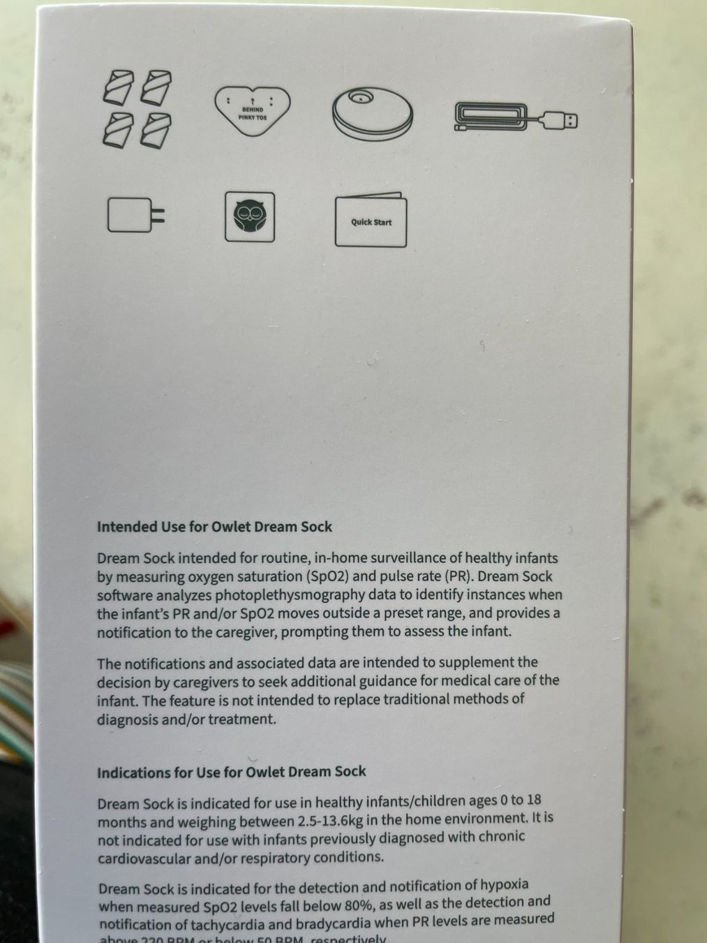 Babyphone: Owlet Smart Sock 3. Generation - Wie Neu – Nuovo (secondo la descrizione) da Neuhausen venduto da lisi_amat 1