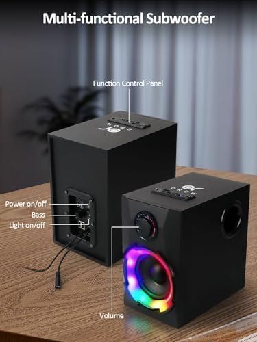Lautsprecher: PC Lautsprecher 2.1 Lautsprecher mit subwoofer – Neu und originalverpackt aus Hundwil von Stallone6 2