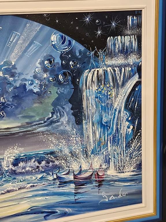 Dipinti: Originalgemälde von Günter R.Sander – Usato da Ottenbach venduto da RaRo 2