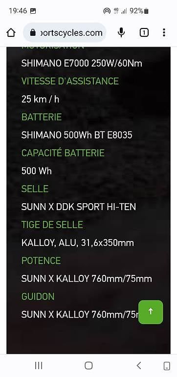 Biciclette: E-vtt Sunkern flash2 – Usato da Carouge GE venduto da john03 2