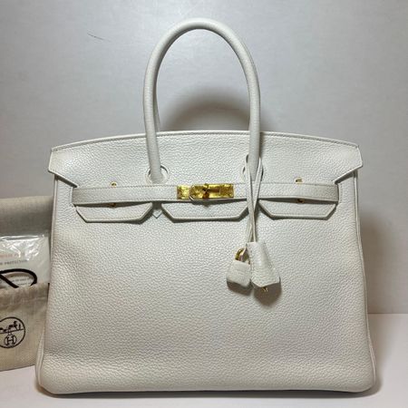 Hermes Birkin 35 White Togo Ghw P Legitgrails