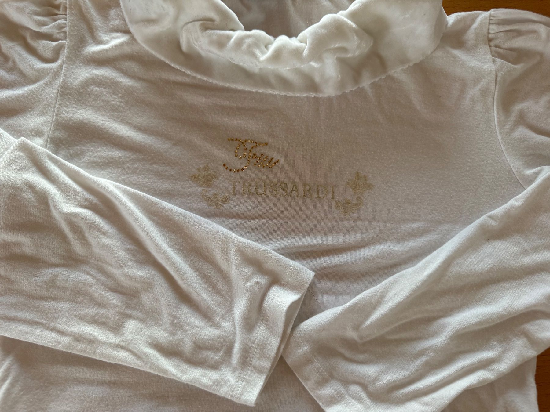 T-shirt: Trussardi Pulli / Shirt 152/164 oder Damen 34 – Usato da Wallbach venduto da 10merlin 2