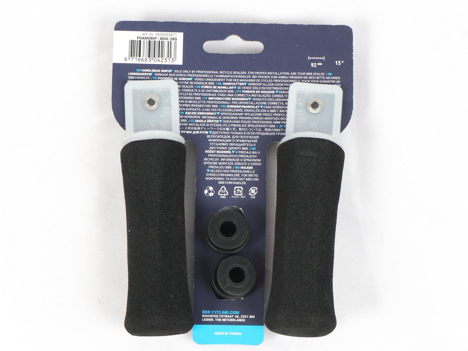 BBB Cycling Ersatzteile: BBB Foamgrip Lenkergriffe 92mm – Neu und originalverpackt aus Steinen von Restwert_Steinen 1