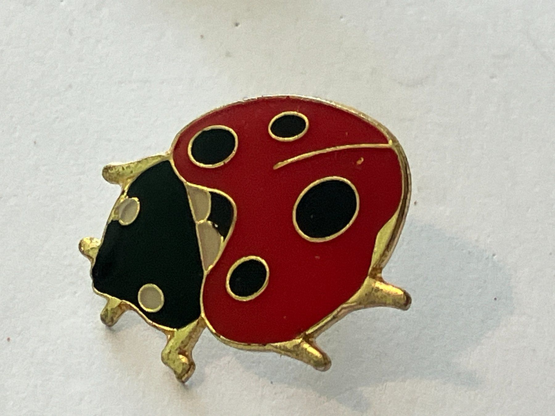 Plaketten & Abzeichen: 1 Pin Glückskäfer – Gebraucht aus Basel von djwwpp