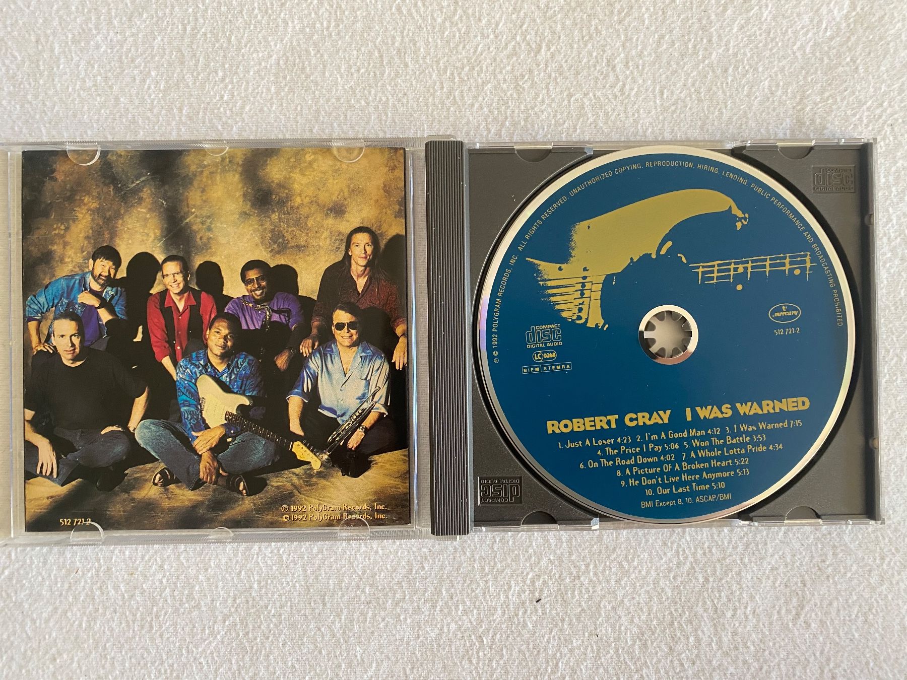 CD: The Robert Cray Band - I was warned – Nuovo (secondo la descrizione) da Duggingen venduto da Kisha010 1