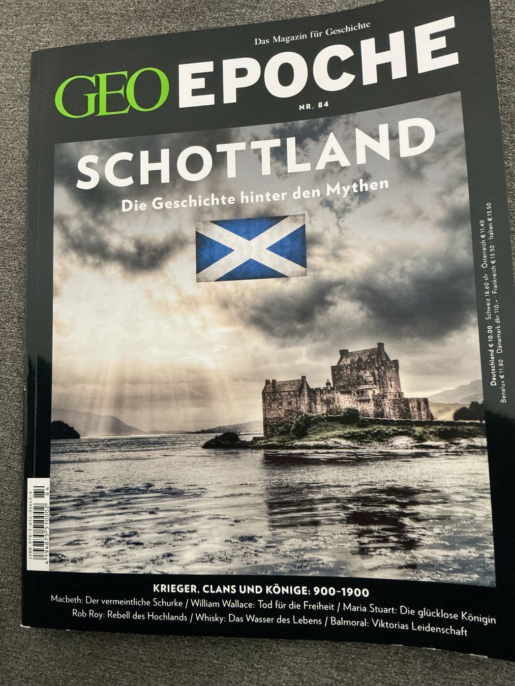 Riviste & Magazine: GEO EPOCHE Nr 84 Schottland – Usato da Zürich venduto da Mameloschn