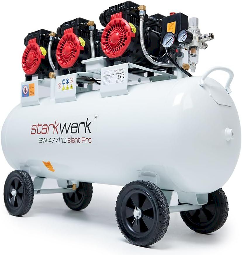 Compressori: Starkwerk SW477/10 Pro Flüsterkompressor – Nuovo e nell'imballaggio originale da Bottighofen venduto da zaap