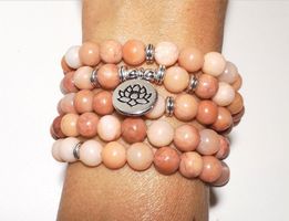 108 Mala Wrap Lotus Armkette