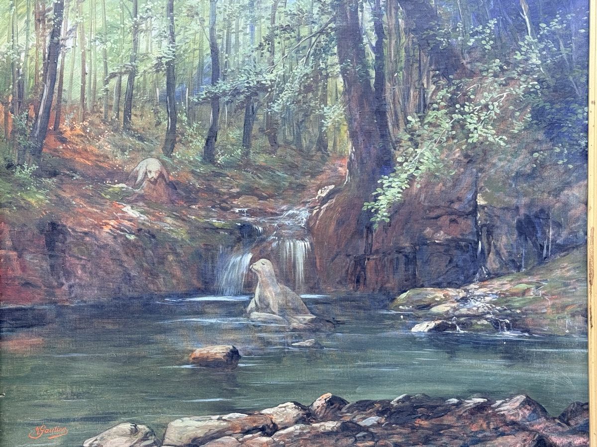 Gemälde: M. Gautier - Ölgemälde 90x76cm – Gebraucht aus Solothurn von NUVICO 4